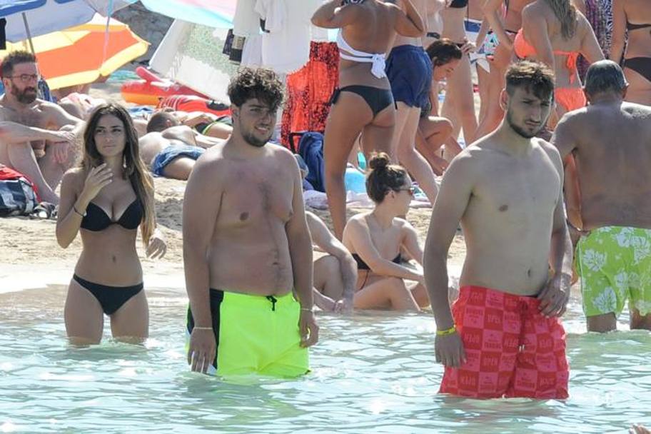 Donnarumma con Alessia a Ibiza. (Foto di M. Pazienza/M. Sestini)